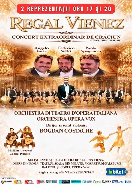 Brasov: Regal Vienez - Concert extraordinar de Craciun - Show 1