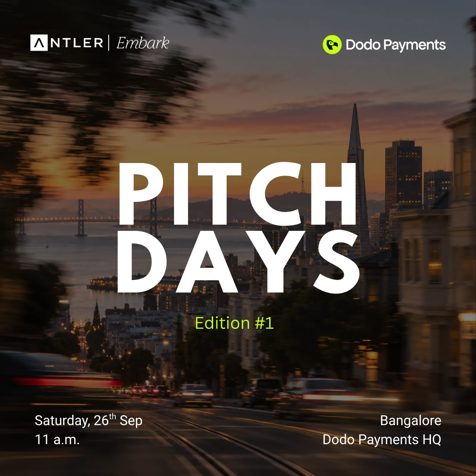 Pitch Days: Edition #1