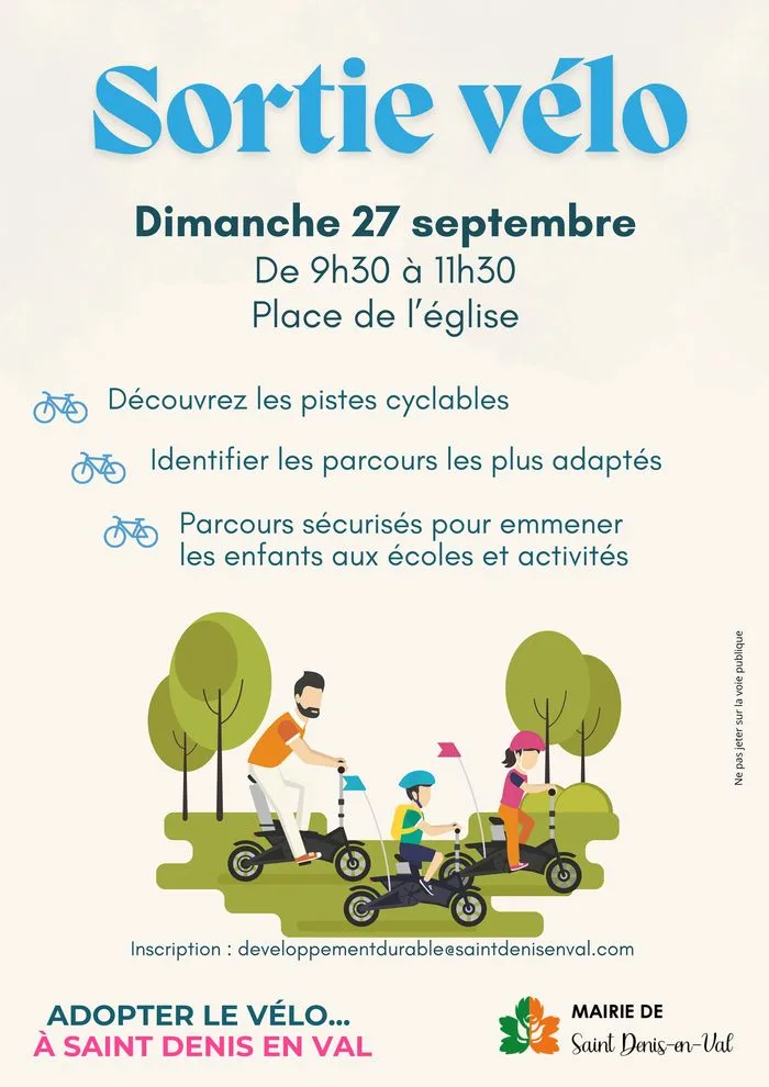 Sortie vélo