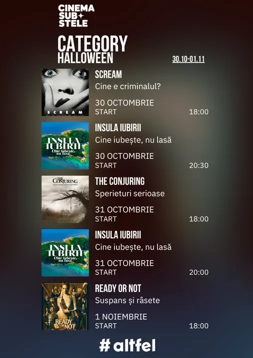 Cinema sub Stele: Halloween Edition