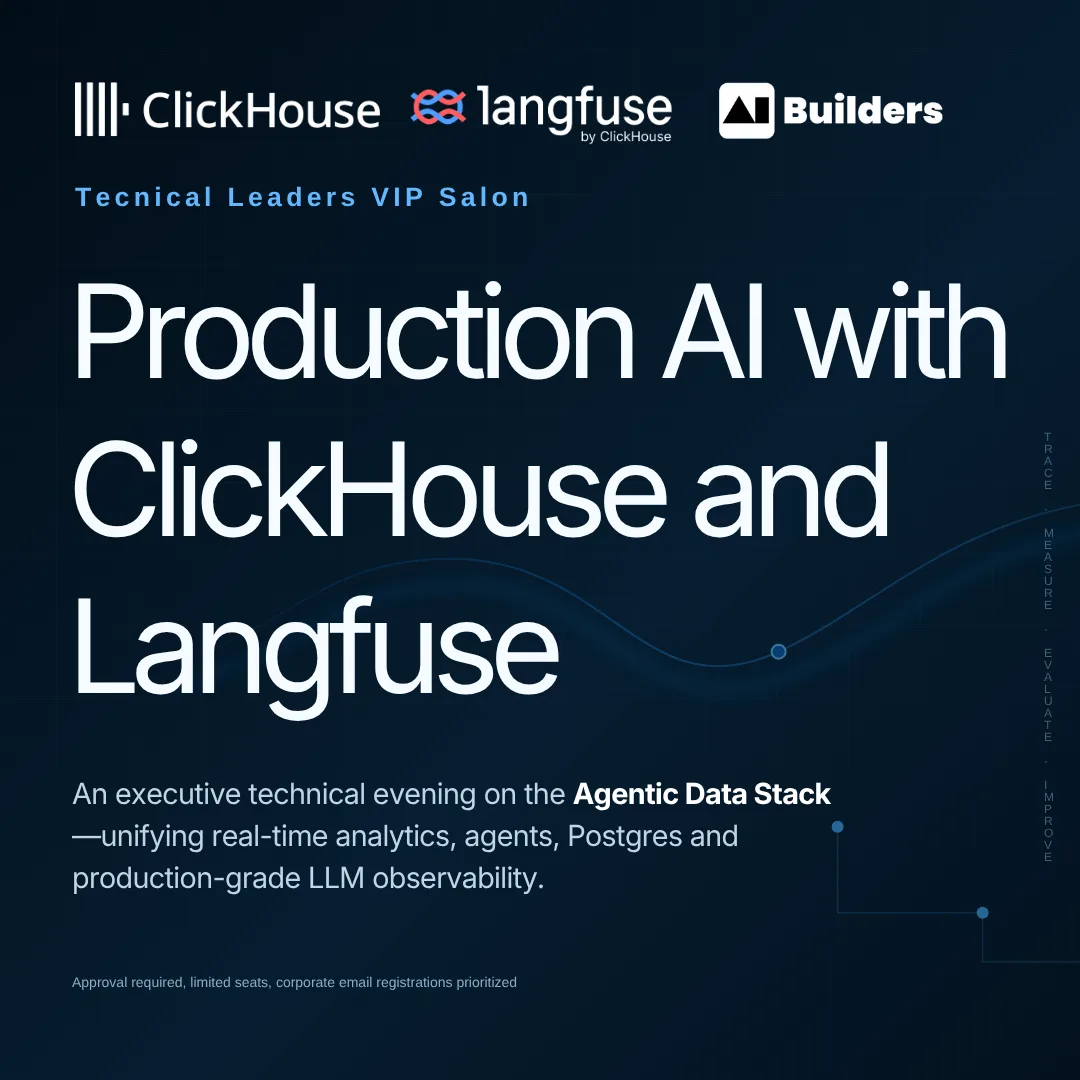 VIP Salon: Production AI with ClickHouse and Langfuse