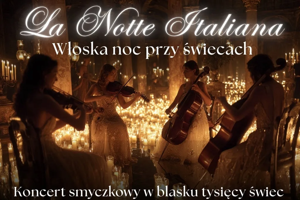 Koncert przy świecach – La Notte Italiana: włoska noc przy świecach