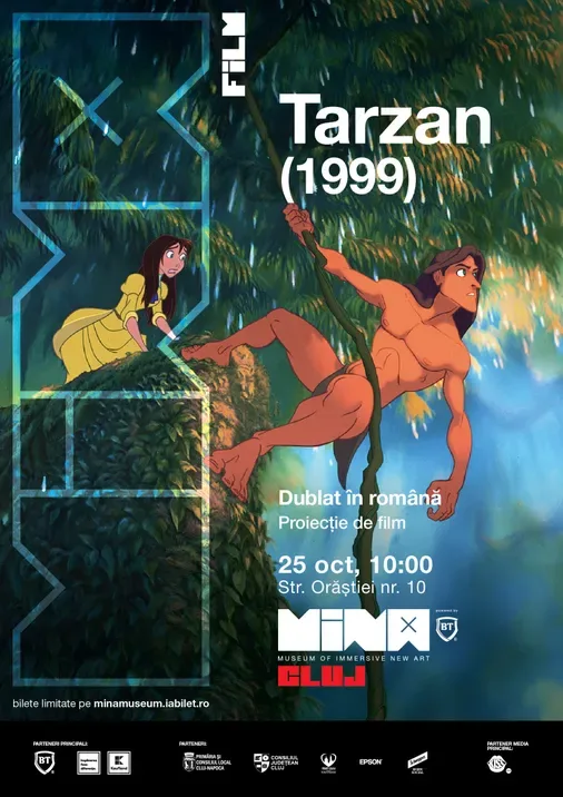 Cluj-Napoca: Tarzan (1999) - proiecție de film