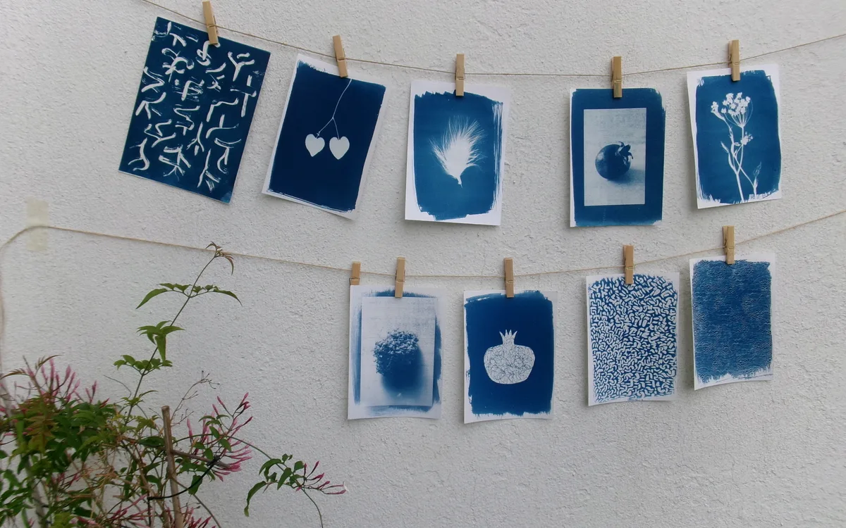 Bleu de travail - initiation à la technique du cyanotype