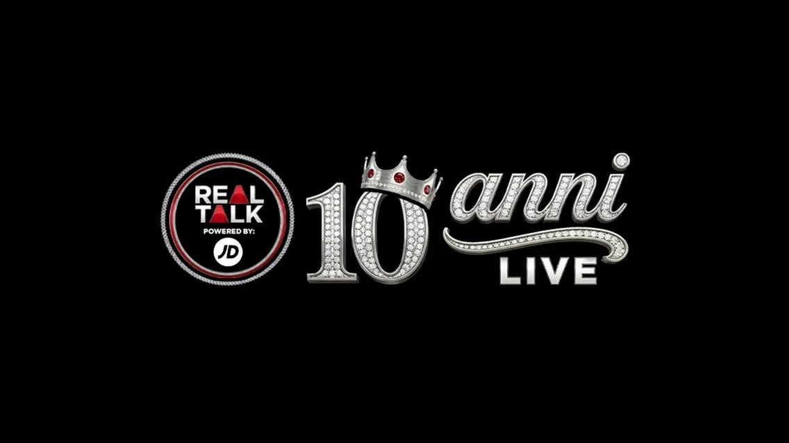 REAL TALK:10 ANNI LIVE|18K,FLACO G,PROMESSA,LOW RED,RRARI DAL TACCO,SILENT BOB,JACK THE SMOKER,DISME,LAIOUNG,NERONE,VEGAS JONES,YD FROST,INOKI,MONDO MARCIO,CHADIA,PETER KING,MASSIMO PERICOLO,ALBOROSIE,JHONNY MARSIGLIA,8BLEVRAI,BEBA,KUREMINO.