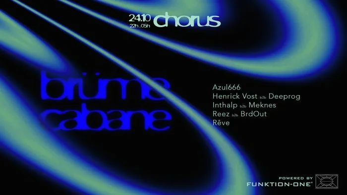 BRÜME x CABANE : Hypnotic & Groove ACTE II