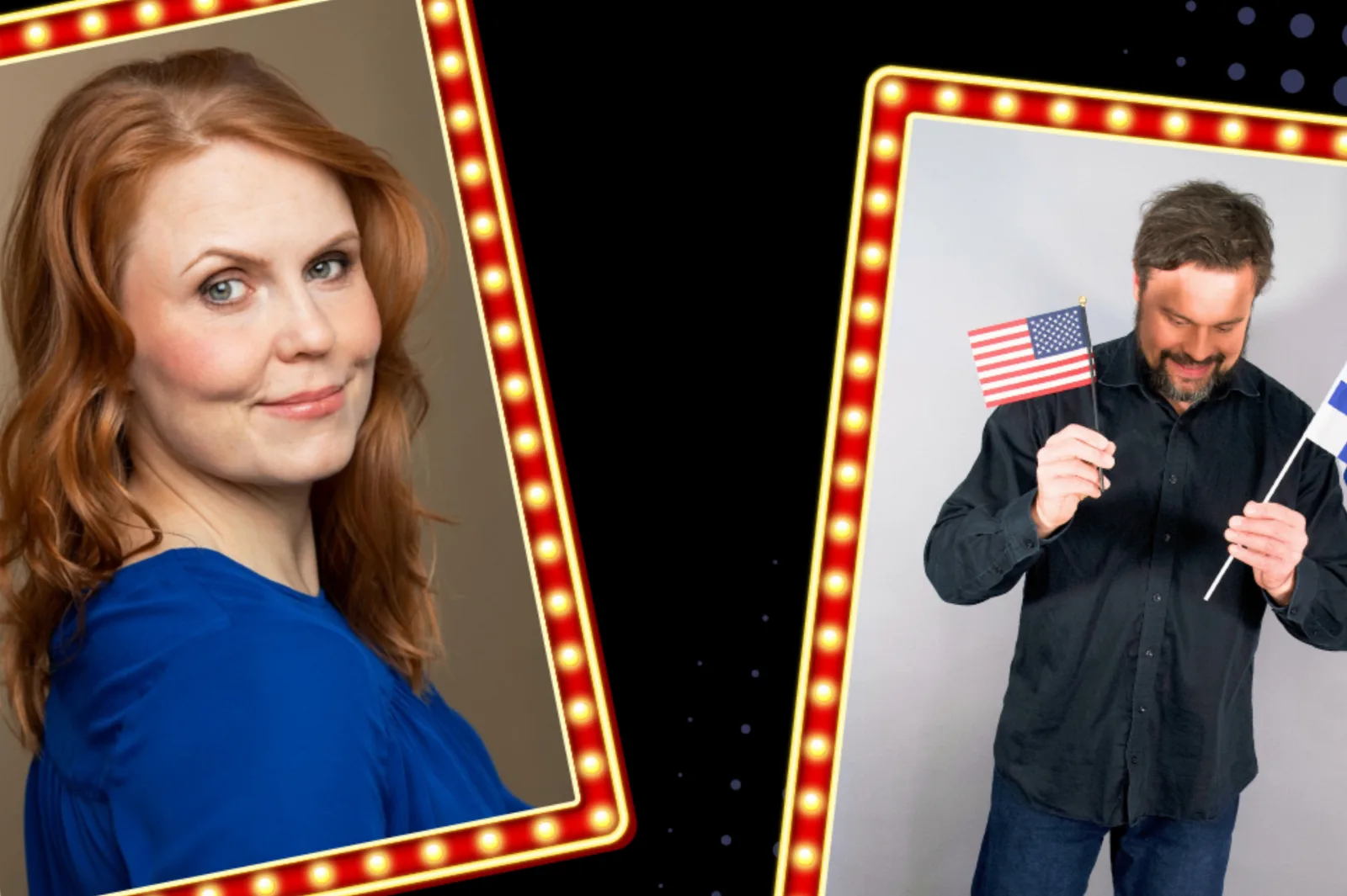 Stand up -komiikkaa: Ulla Virtanen ja Miska Kajanus