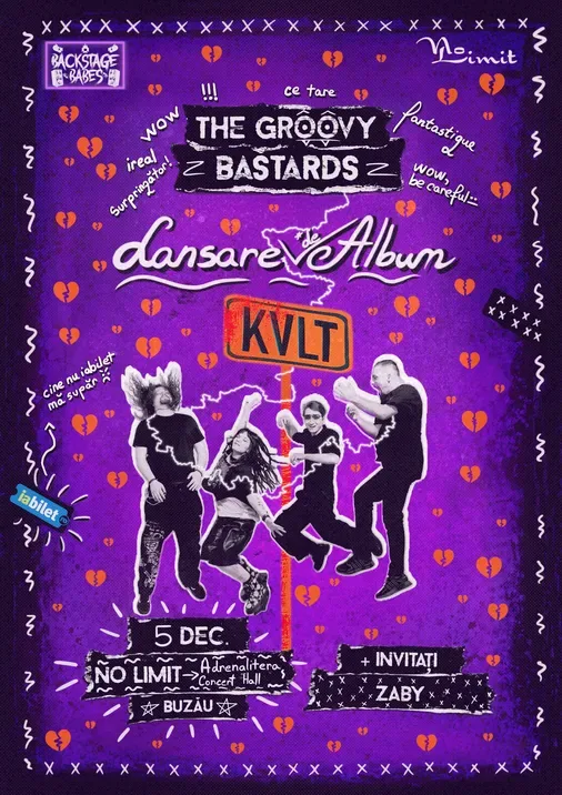 Buzau: The Groovy Bastards - lansare de album ,,KVLT''