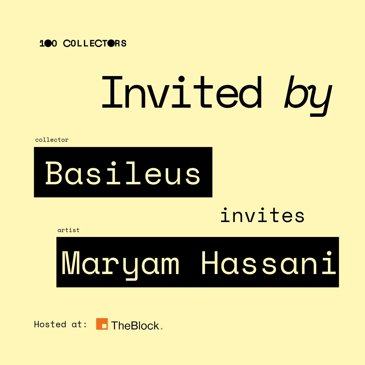 INVITED BY