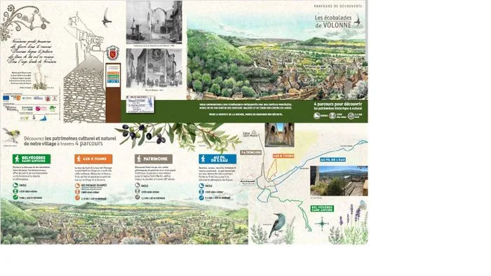 Randonnée autour des 4 écobalades autour du patrimoine bâti et naturel avec le Géoparc Unesco