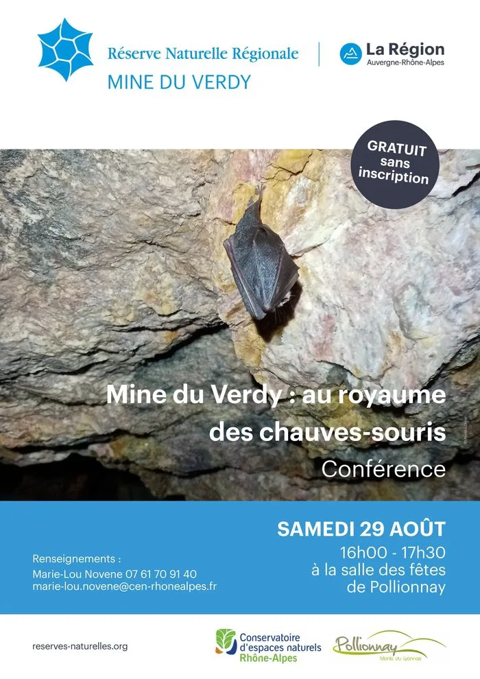 [Conférence] Mine du Verdy : au royaume des chauves-souris