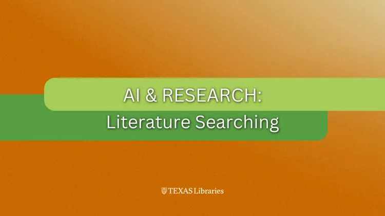 AI & Research: AI-Assisted Literature Searching