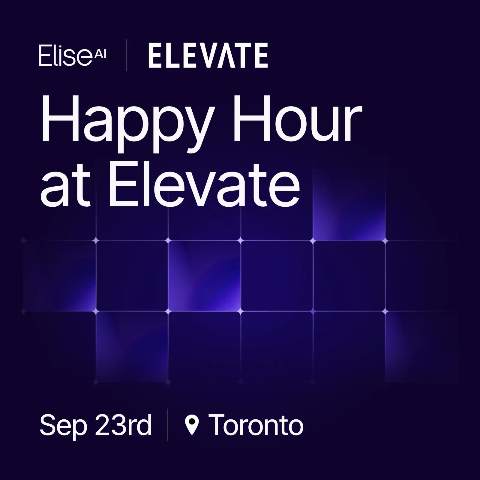 Happy Hour at Elevate — Hosted by EliseAI