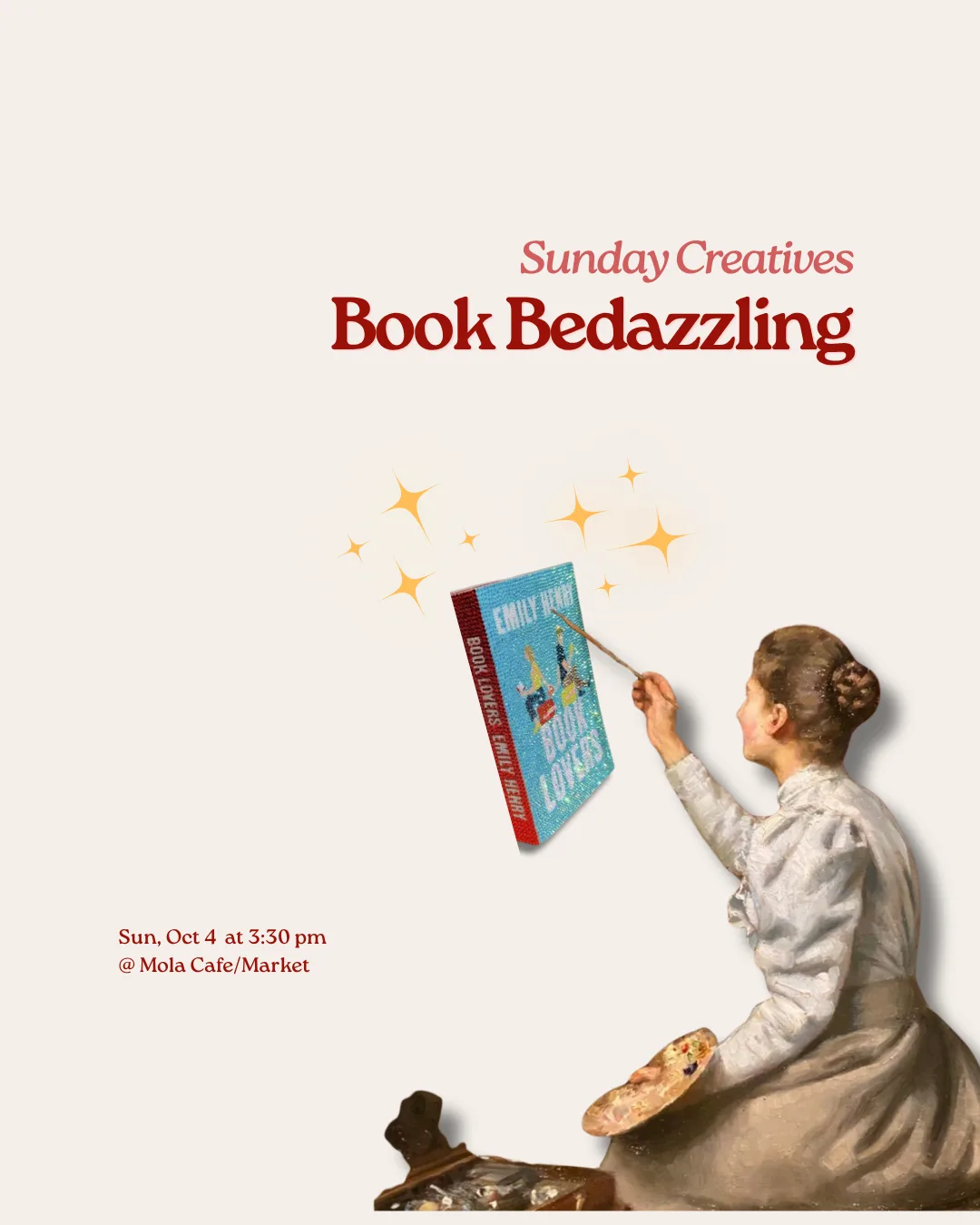 Sunday Creatives: Book Bedazzling