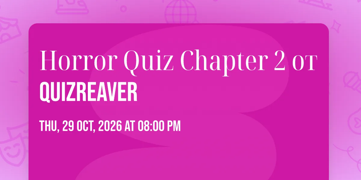Horror Quiz Chapter 2 от QuizReaver