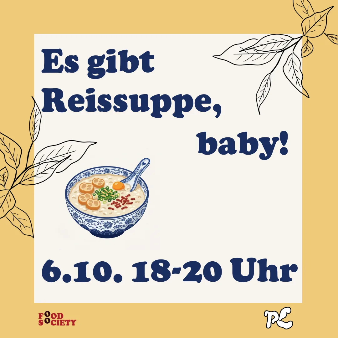 Es gibt Reissuppe, Baby!