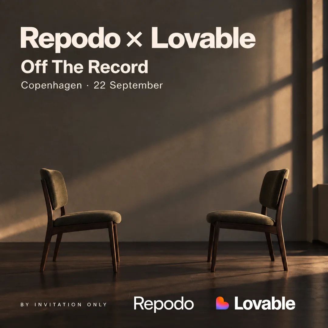 Repodo x Lovable - Off The Record, Nordic Fintech Week
