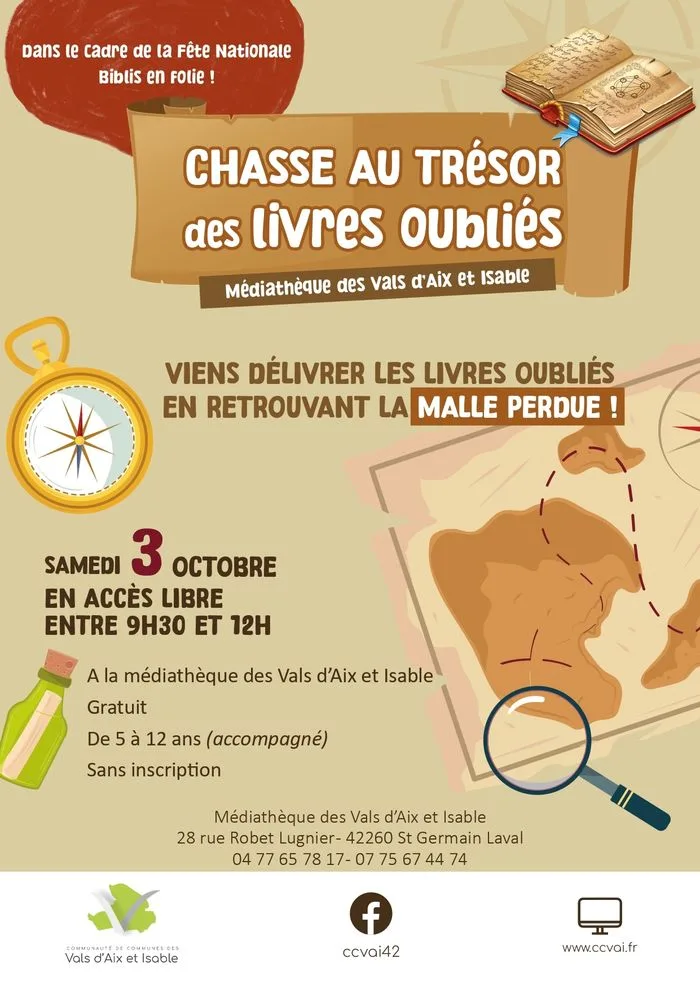 Chasse au trésor des livres oubliés