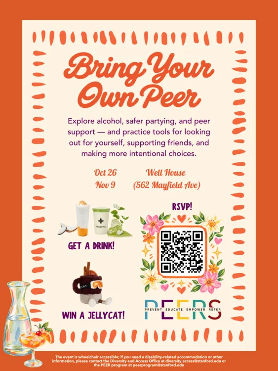 Bring Your Own PEER (Alcohol 101 training): Boba + Jellycat Raffle!