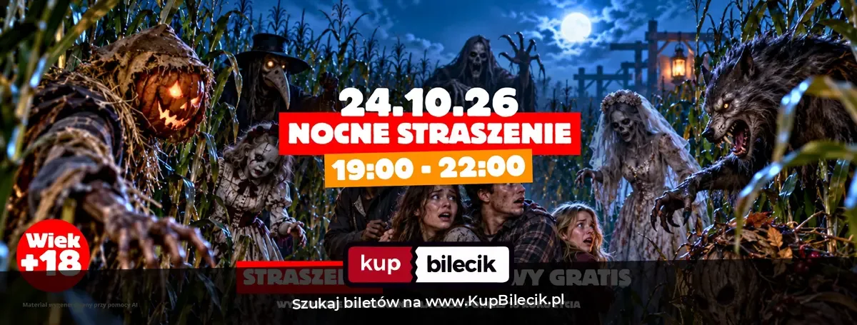 Noc grozy w Labirynt w Polu Kukurydzy - Zator - HORROR W KUKURYDZY!