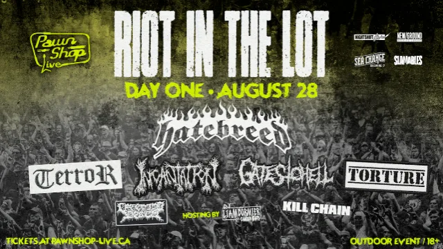 Hatebreed, Terror, Incantation, Gates To Hell, Torture, Creeping Death, Kill Chain