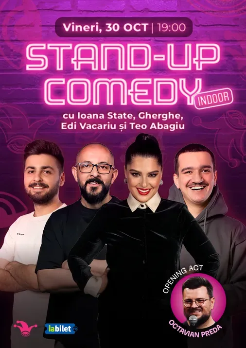 The Fool: Stand-up comedy cu Ioana State, Gherghe, Edi Vacariu, Teo Abagiu