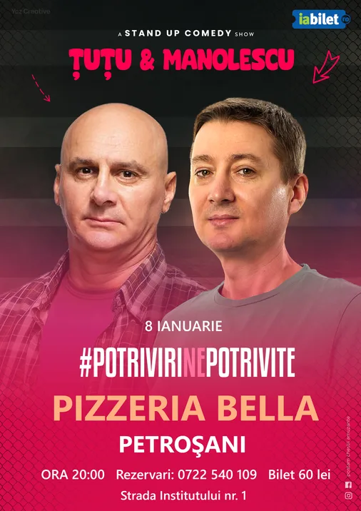 Petrosani: Stand-up Comedy - Dan Tutu si Cristi Manolescu