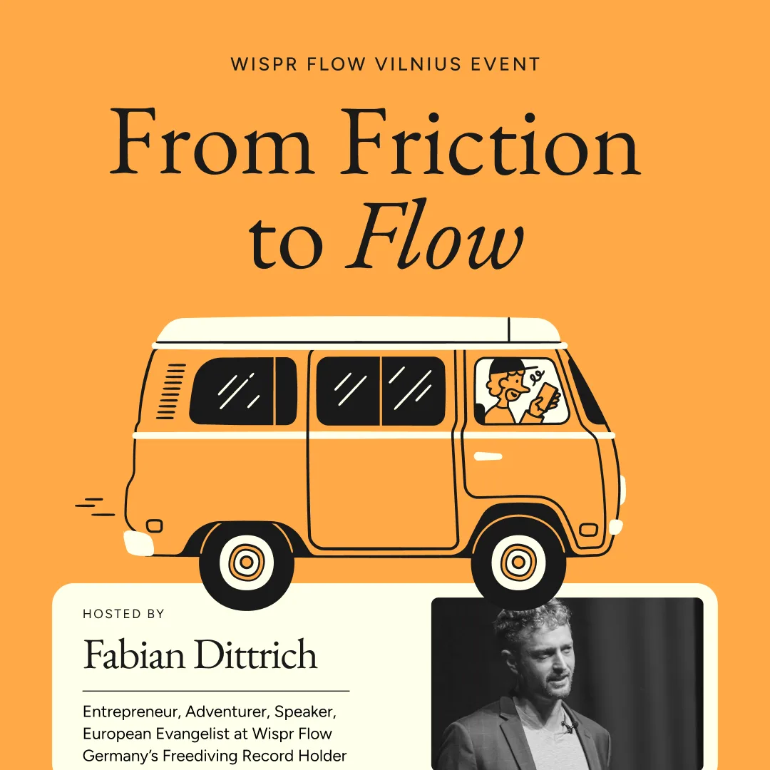 Wispr Flow Warsaw Event - From Friction to Flow