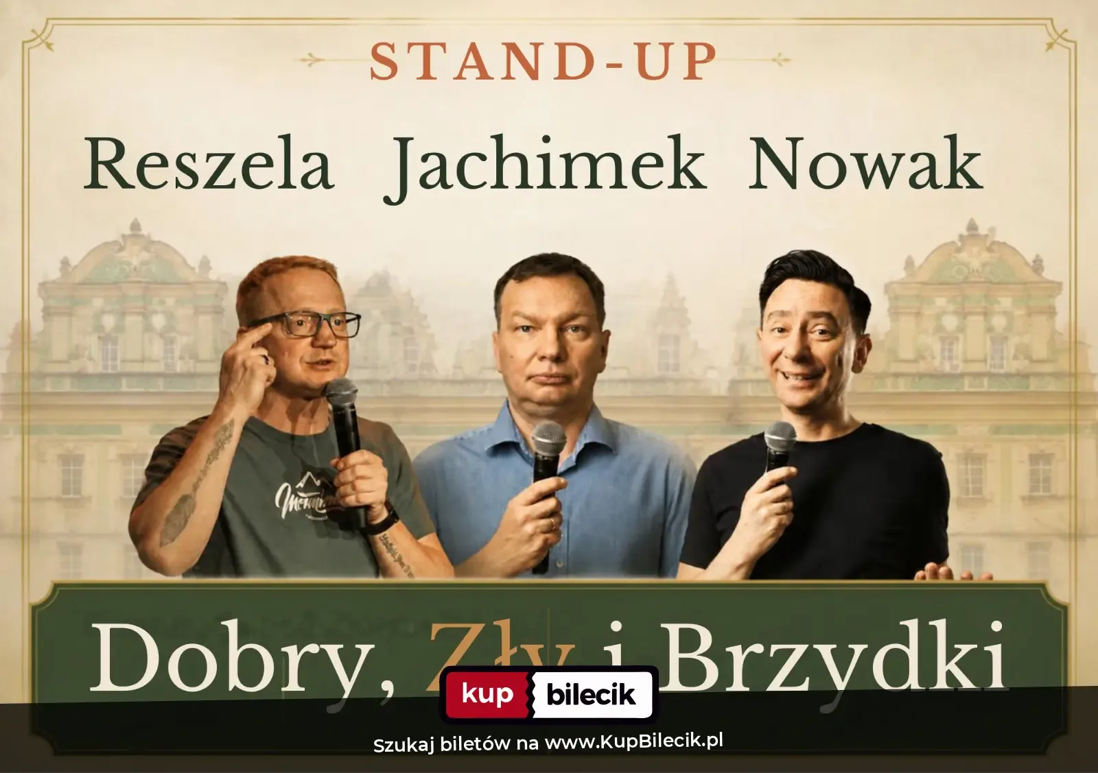 Stand-up: Jachimek, Reszela i Nowak