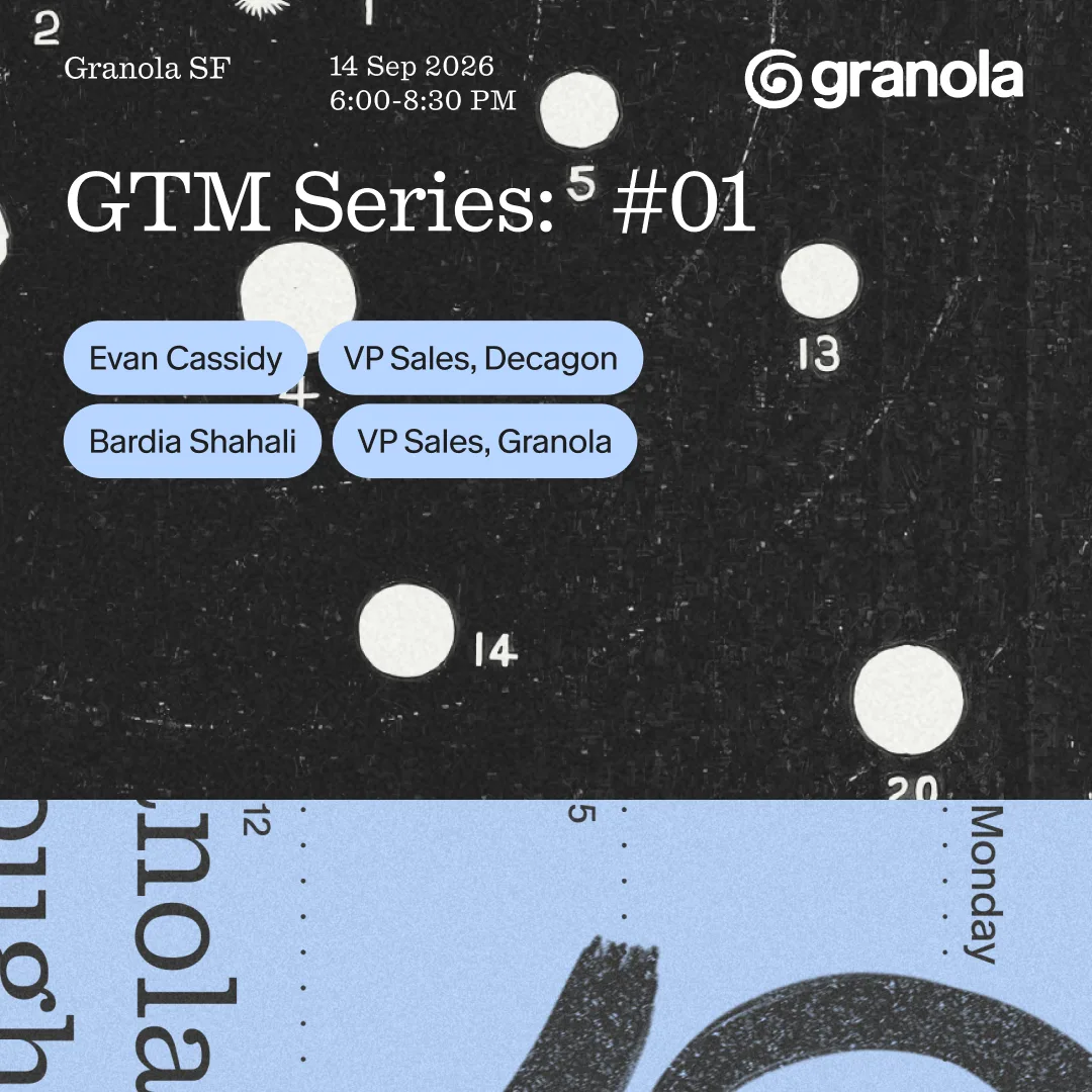 GTM Series #01: Evan Cassidy (Decagon)