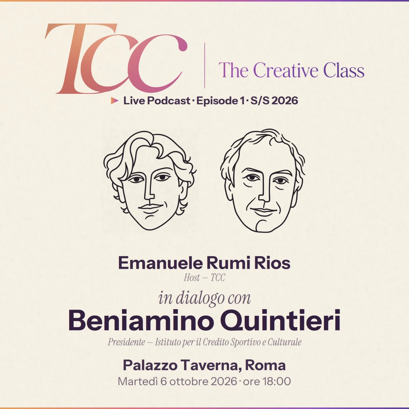 The Creative Class · Episodio 1 · Beniamino Quintieri a Palazzo Taverna