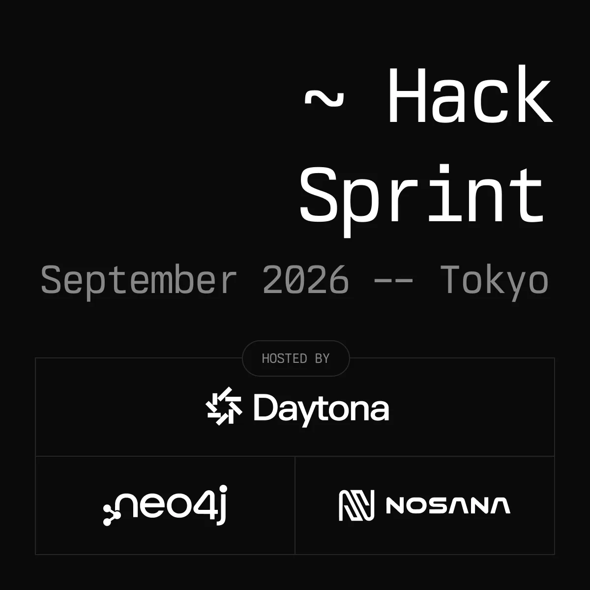 Daytona HackSprint Tokyo ハッカソン東京