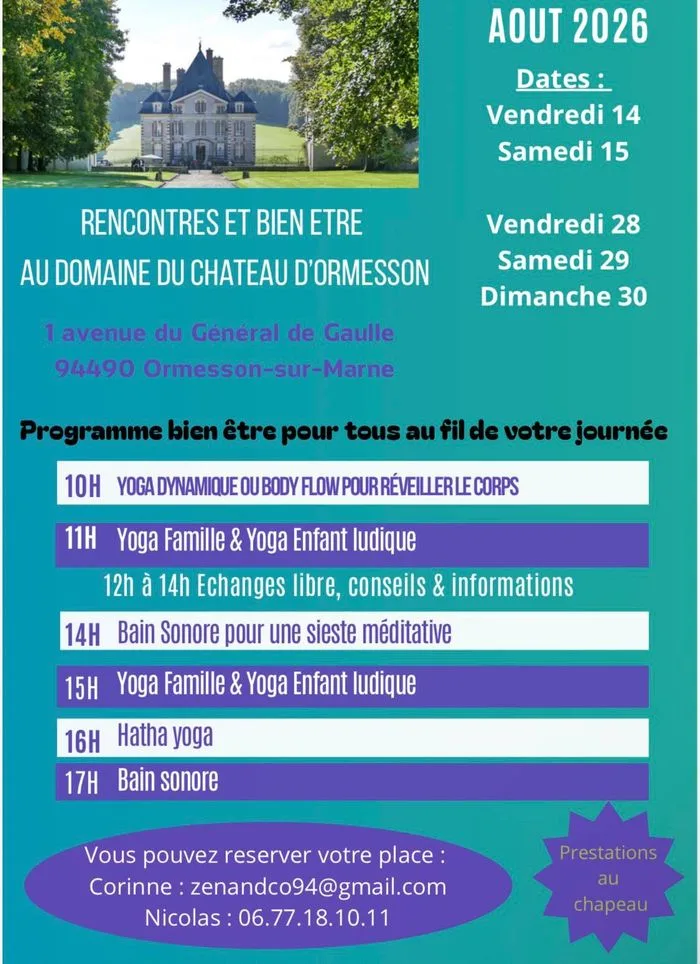 Yoga ludique et en famille (bain sonore et hatha yoga)
