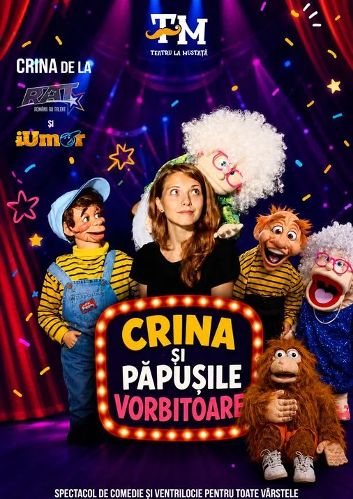 Crina și păpușile vorbitoare - spectacol de ventrilocie pentru toată familia