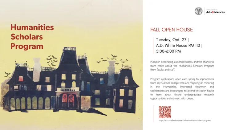 Humanities Scholars Program Fall Open House
