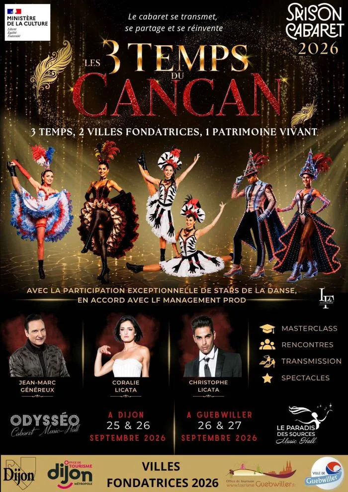 Les 3 temps du Cancan