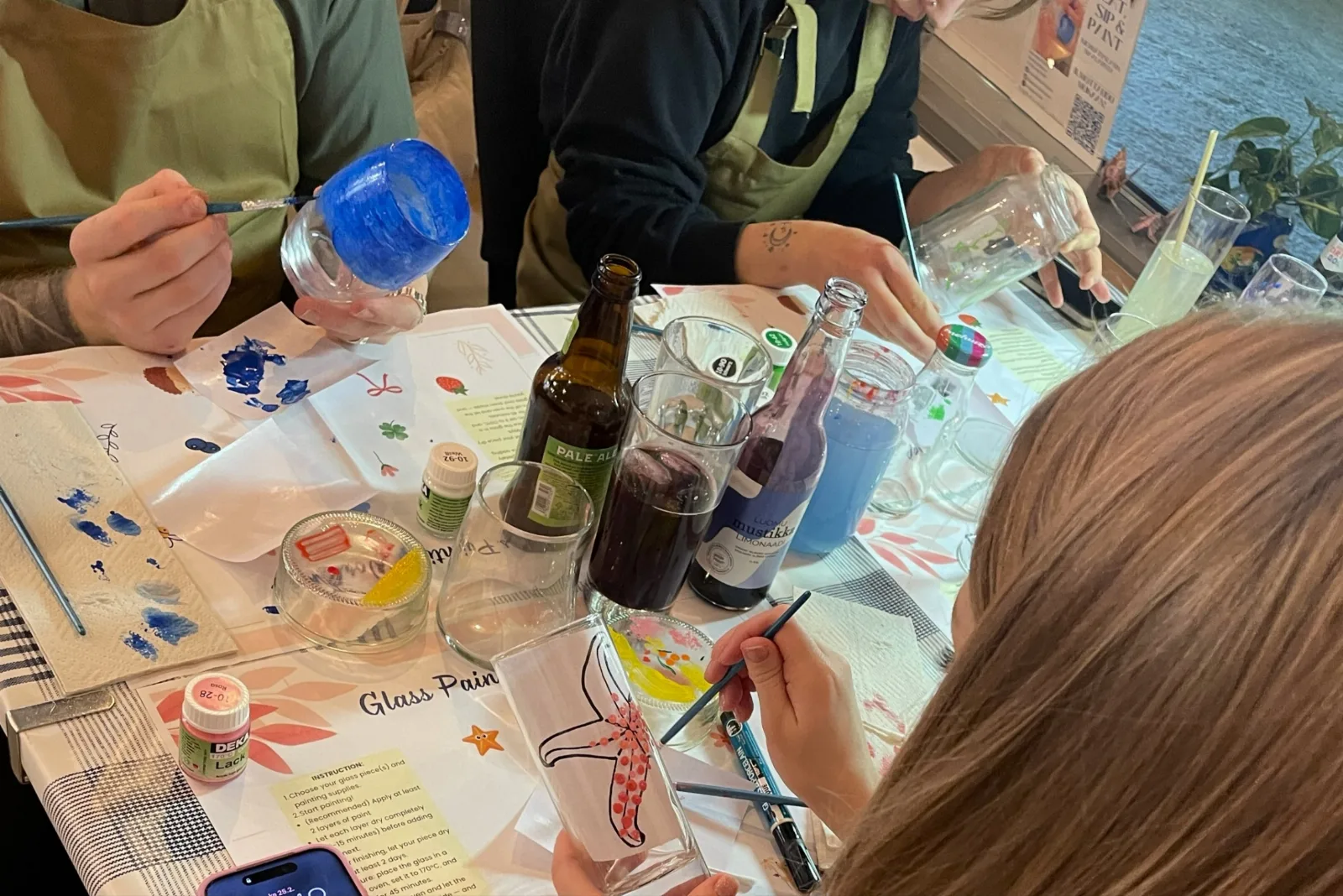 Upcycled Glass Painting Workshop