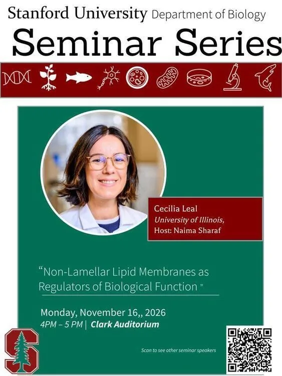 Biology Seminar Series - Cecilia Leal "Non-Lamellar Lipid Membranes as Regulators of Biological Function "
