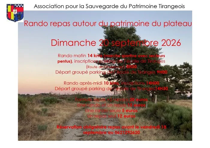 Rando autour du patrimoine du plateau tirangeois