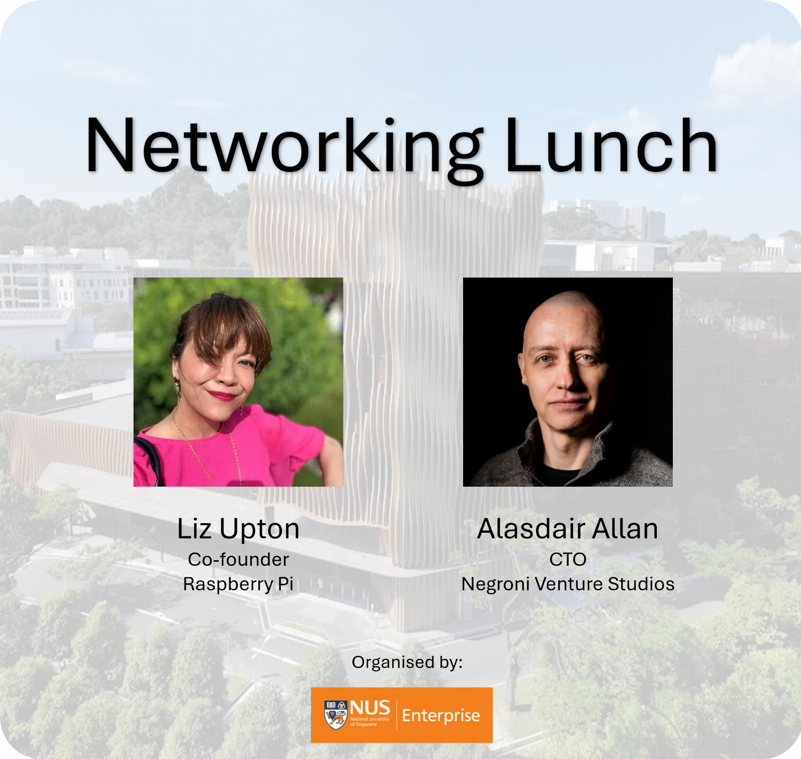 Networking Lunch with Liz and Alasdair