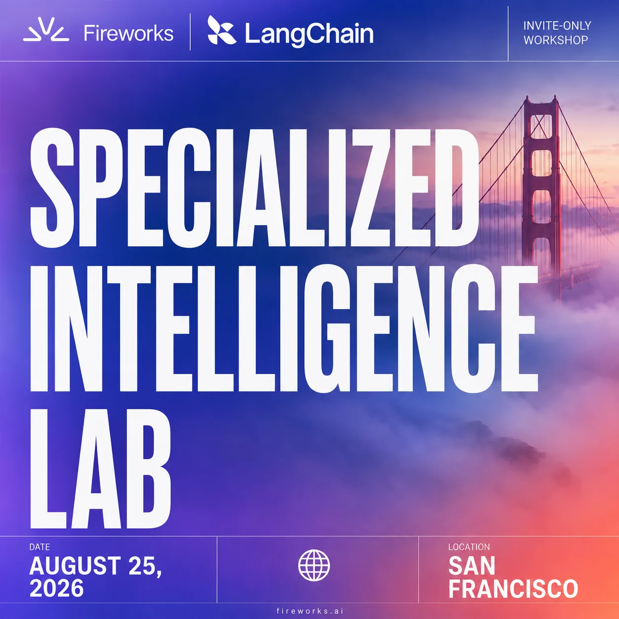 Train Custom Models with Fireworks & LangChain + SF Happy Hour ⭐