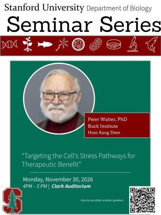Biology Seminar Series - Peter Walter, PhD "Targeting the Cell’s Stress Pathways for Therapeutic Benefit"