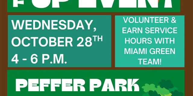 Peffer Park Trail Clean Up Service Event