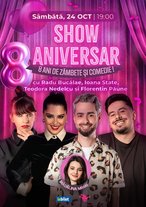 The Fool: Stand-up comedy cu Bucălae, Ioana State, Teodora Nedelcu și Florentin Păune