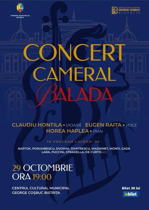 Bistrița: Balada – Concert cameral
