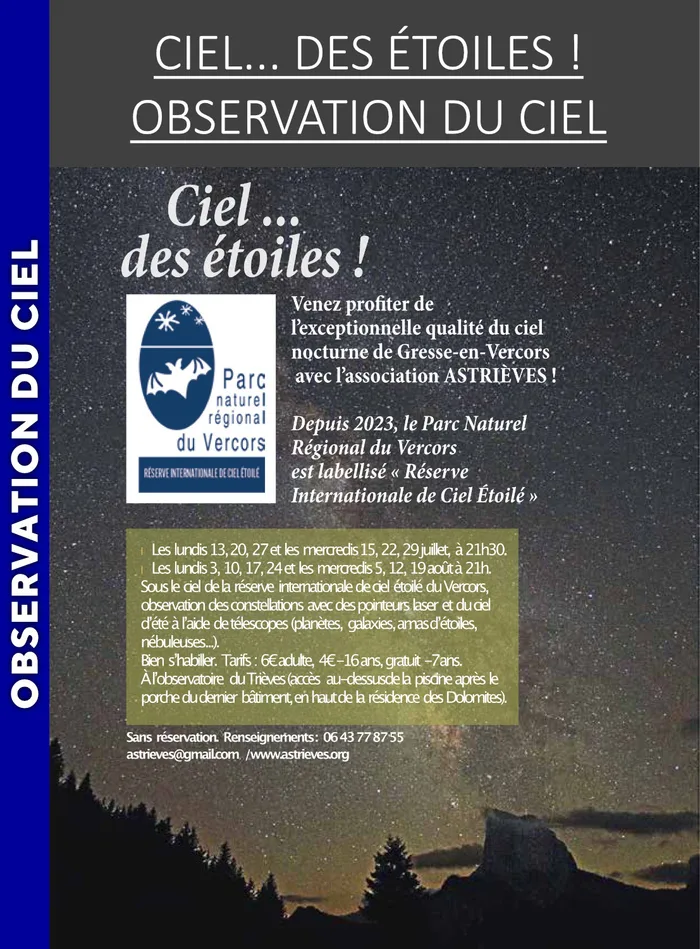 VERCORS - Ciel... des étoiles !