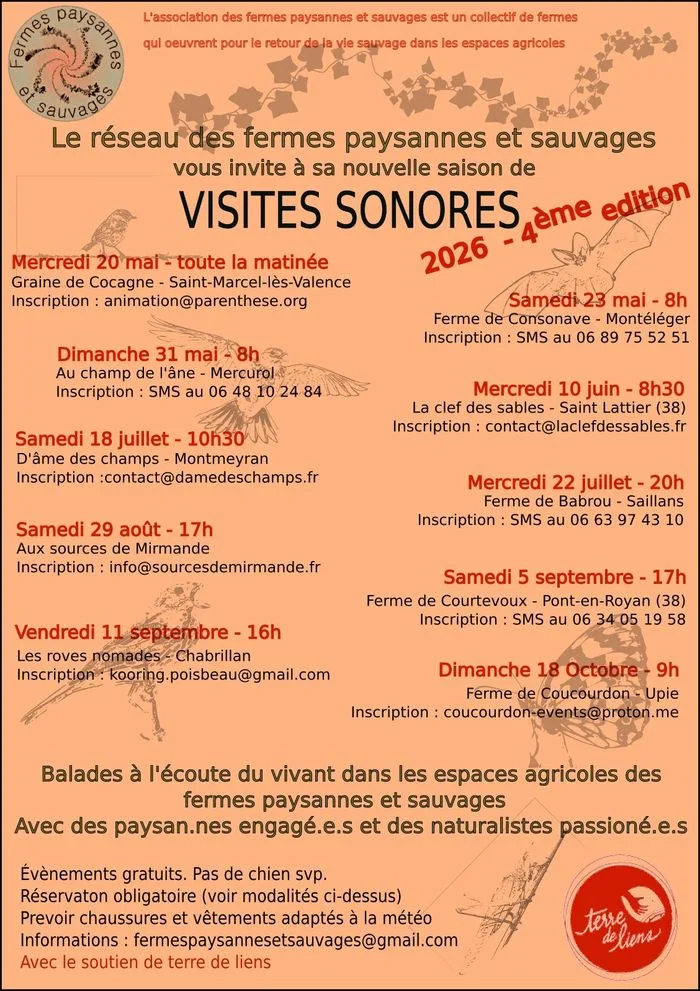 Nuit de la chauve-souris à la ferme "les sources de Mirmande"
