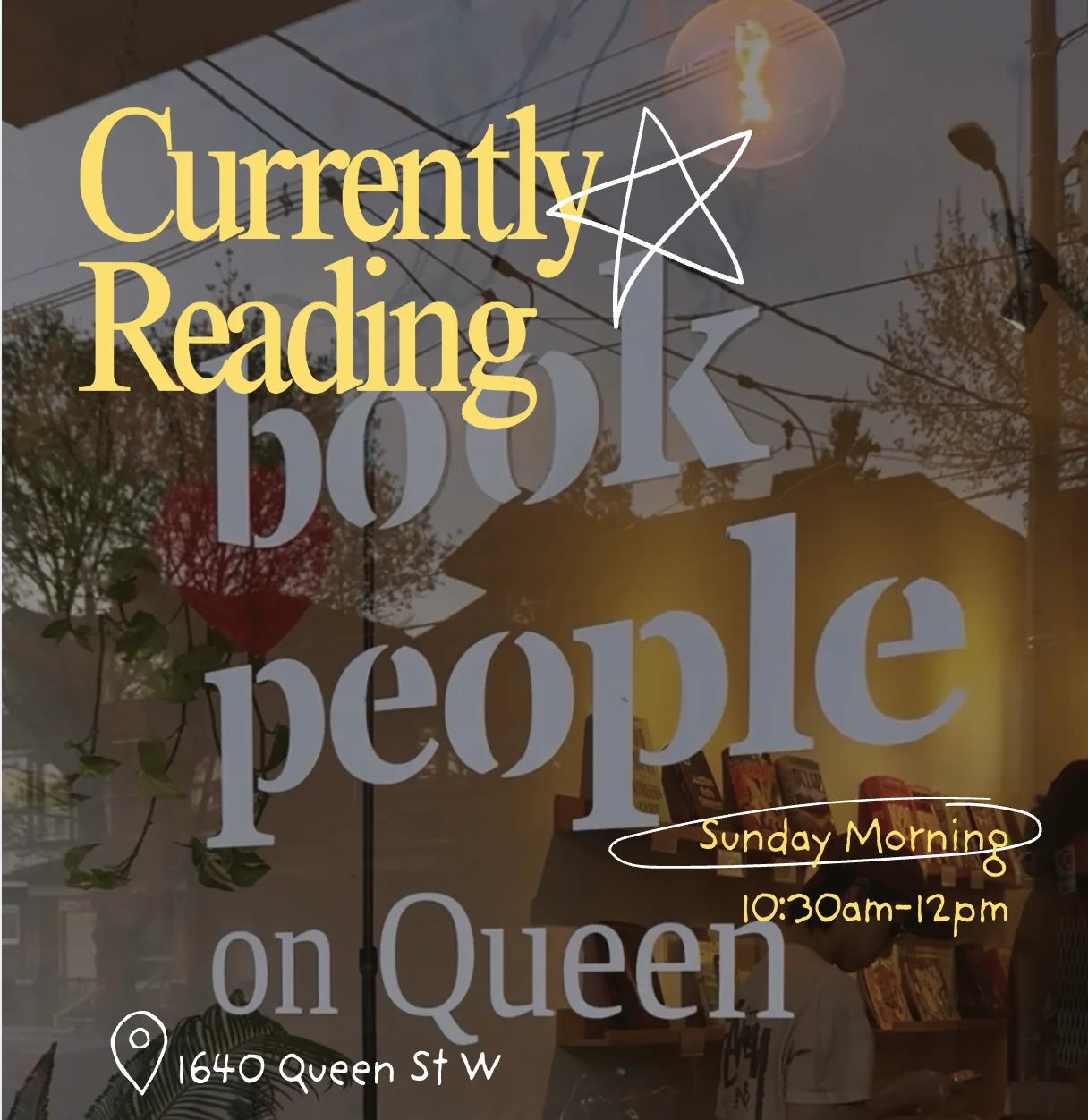 Currently Reading - a Sunday morning mid-book club at Book People