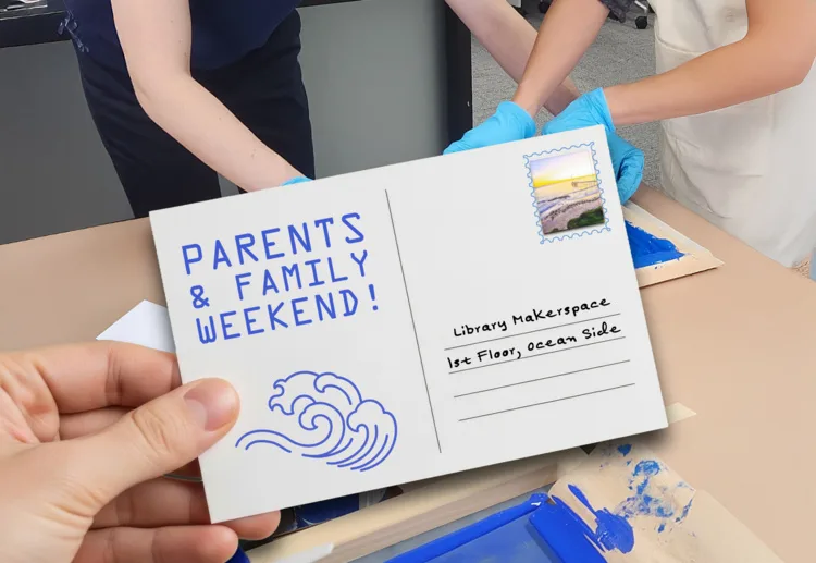 Parents & Family Weekend at the Makerspace