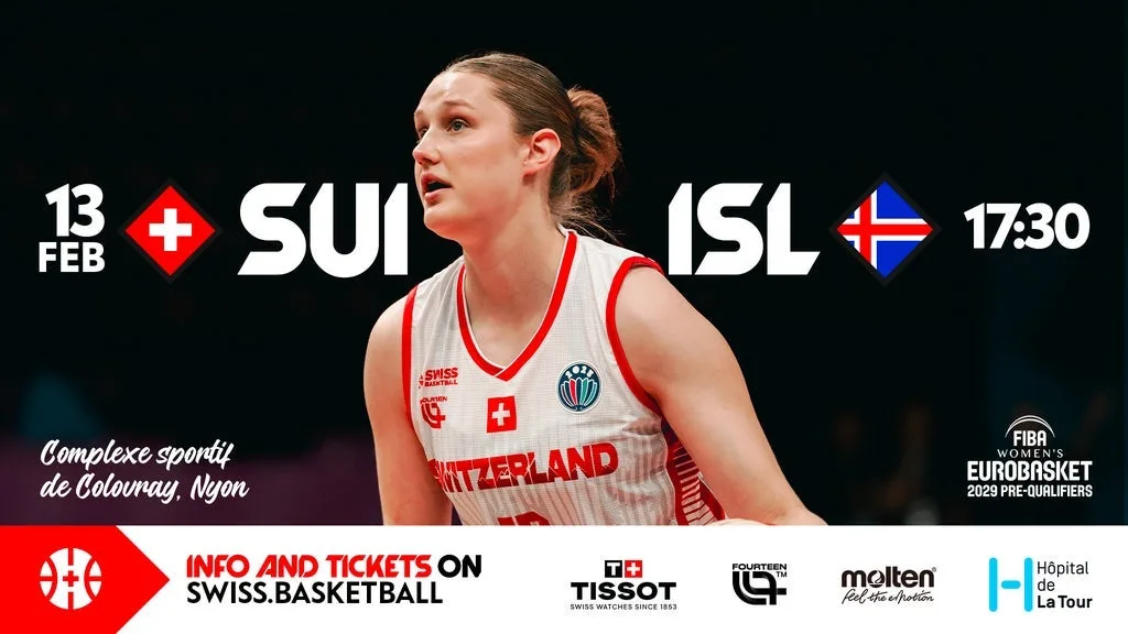 FIBA Women's EuroBasket 29 Pre-Qualifiers - Switzerland vs Iceland
